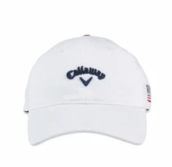 Callaway Men's Heritage Twill Golf Hat 2023 21 Callaway Men's Heritage Twill Golf Hat 2023 -Golf Accessories Sales Store 5223038 hw cg heritage twill wht nvy red 23 front23