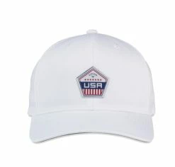 Callaway Men's Patriot USA Golf Hat 2023 -Golf Accessories Sales Store 5223069 hw cg patriot wht 23 front23
