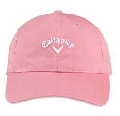 Callaway Women's Heritage Twill Golf Hat 2023 -Golf Accessories Sales Store 5223130 hw cg wmn heritage twill pale pnk 23 fr23