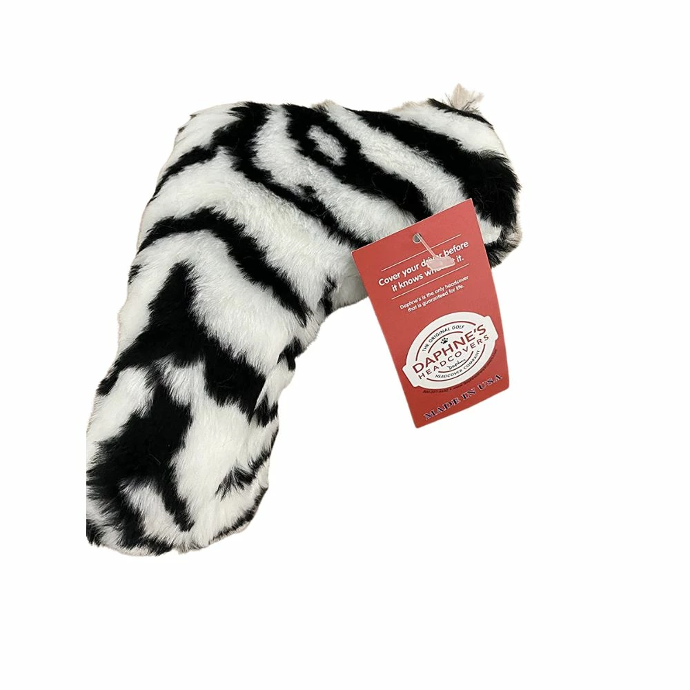 Daphnes Daphne's Zebra Golf Putter Headcover - New Head Cover 3 Daphnes Daphne's Zebra Golf Putter Headcover - New Head Cover
