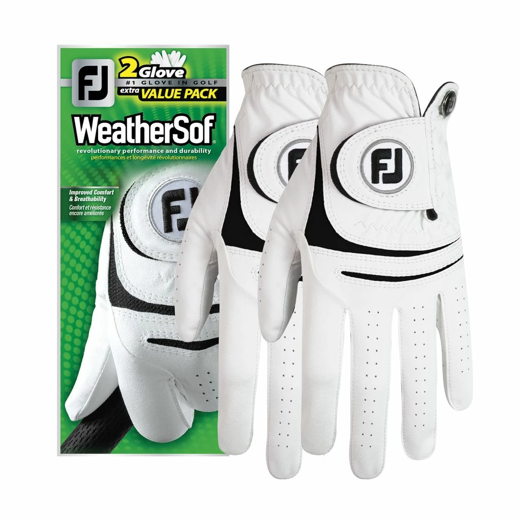 Footjoy Weathersof Golf Glove (2-Pack) 3 Footjoy Weathersof Golf Glove (2-Pack)