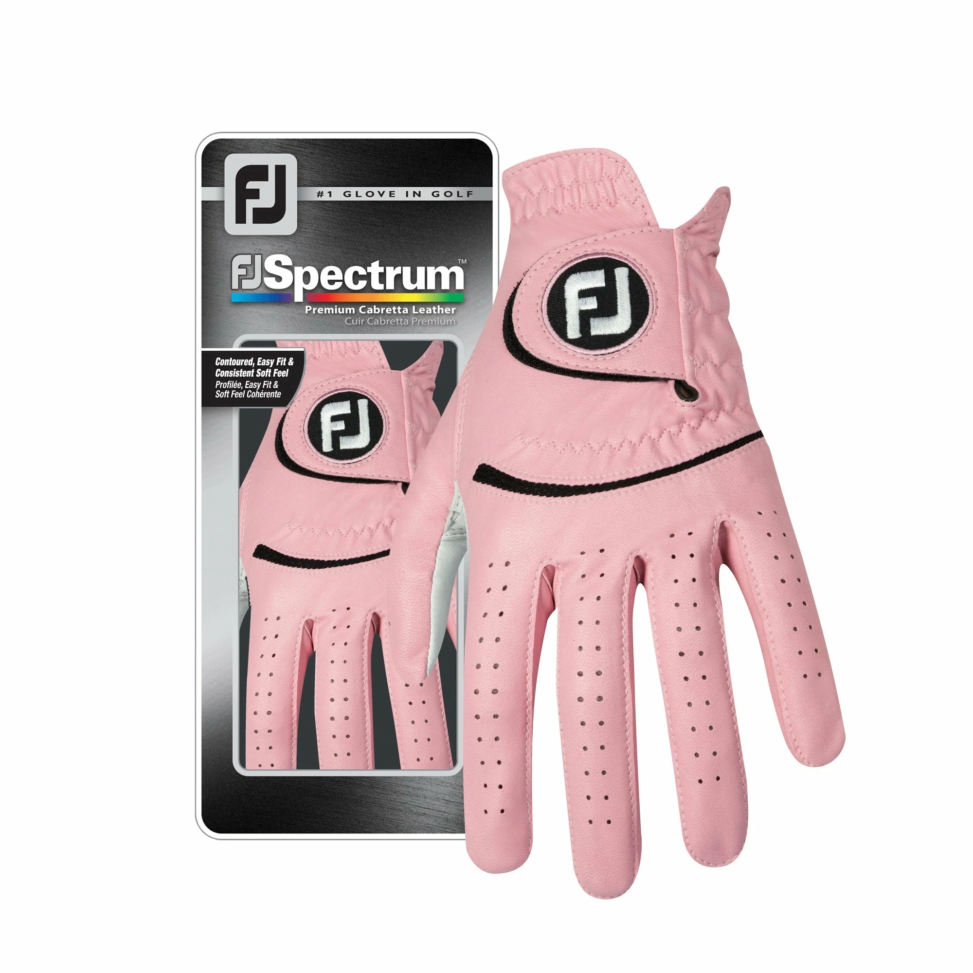 Footjoy FJ Spectrum Golf Glove Pink 3 Footjoy FJ Spectrum Golf Glove Pink