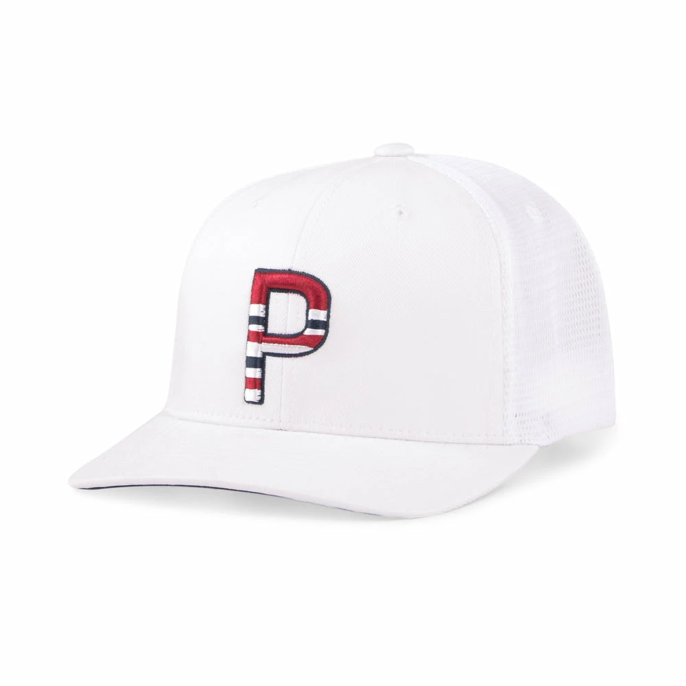 Puma Men's Sundown Trucker P Snapback Golf Hat 4 Puma Men's Sundown Trucker P Snapback Golf Hat - Image 2