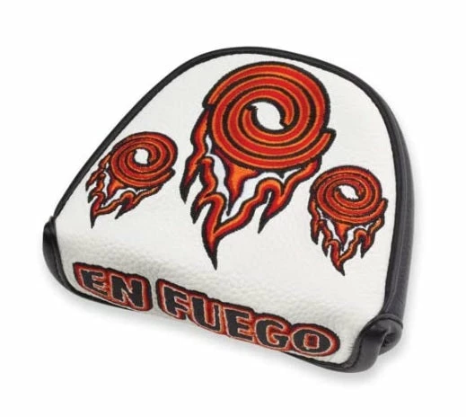 Odyssey Golf En Fuego Leather Mallet Putter Headcover 3 Odyssey Golf En Fuego Leather Mallet Putter Headcover