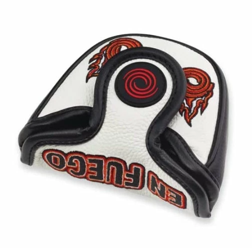 Odyssey Golf En Fuego Leather Mallet Putter Headcover 4 Odyssey Golf En Fuego Leather Mallet Putter Headcover - Image 2