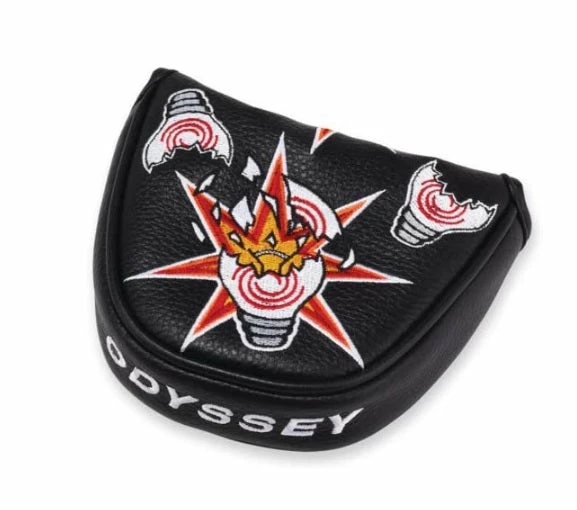 Odyssey Golf Lights Out Leather Mallet Putter Headcover 3 Odyssey Golf Lights Out Leather Mallet Putter Headcover