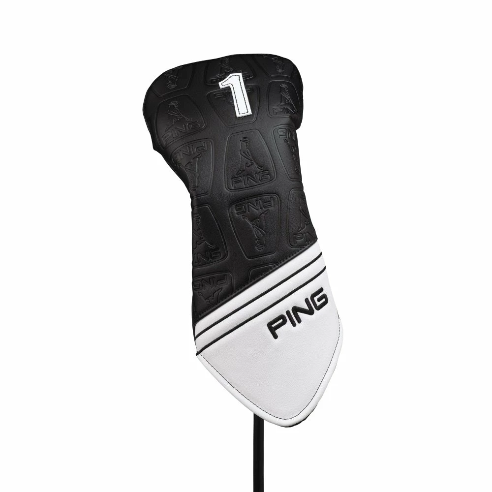 Ping Core Driver Headcover Black/White 2022 3 Ping Core Driver Headcover Black/White 2022