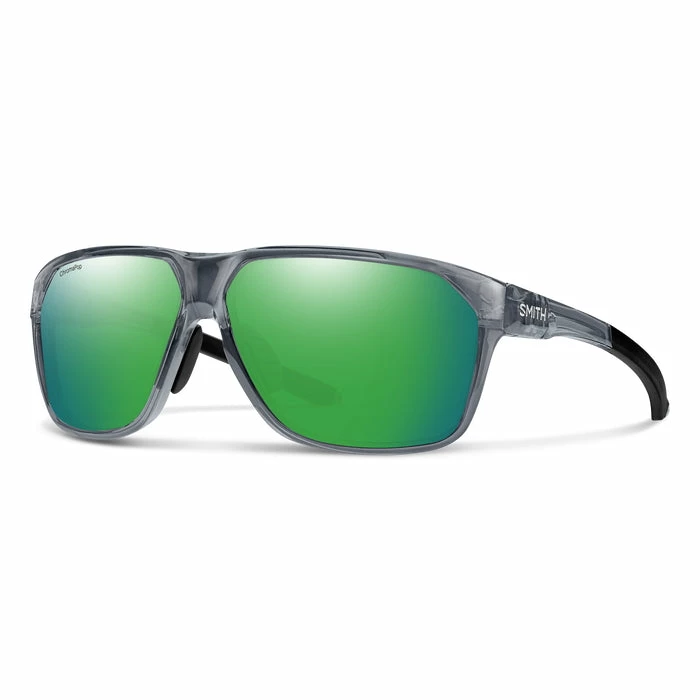 Smith Leadout PivLock Sunglasses Cement Crystal Frame W/ Chromapop Green Mirror Lens 3 Smith Leadout PivLock Sunglasses Cement Crystal Frame W/ Chromapop Green Mirror Lens