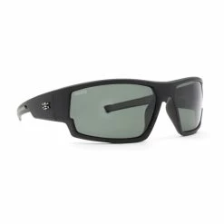 Calcutta Outdoors Androis II Fishing Sunglasses Matte Black Frame Gray Lens