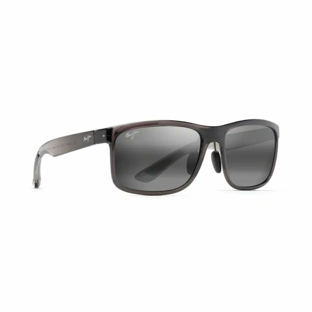 Maui Jim Huelo Polarized Sunglasses Translucent Grey Frame Neutral Grey Lens 3 Maui Jim Huelo Polarized Sunglasses Translucent Grey Frame Neutral Grey Lens