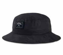 Callaway Men's CG Bucket Golf Hat 2023 -Golf Accessories Sales Store 5222097 hw cg bucket black camo 22 front left