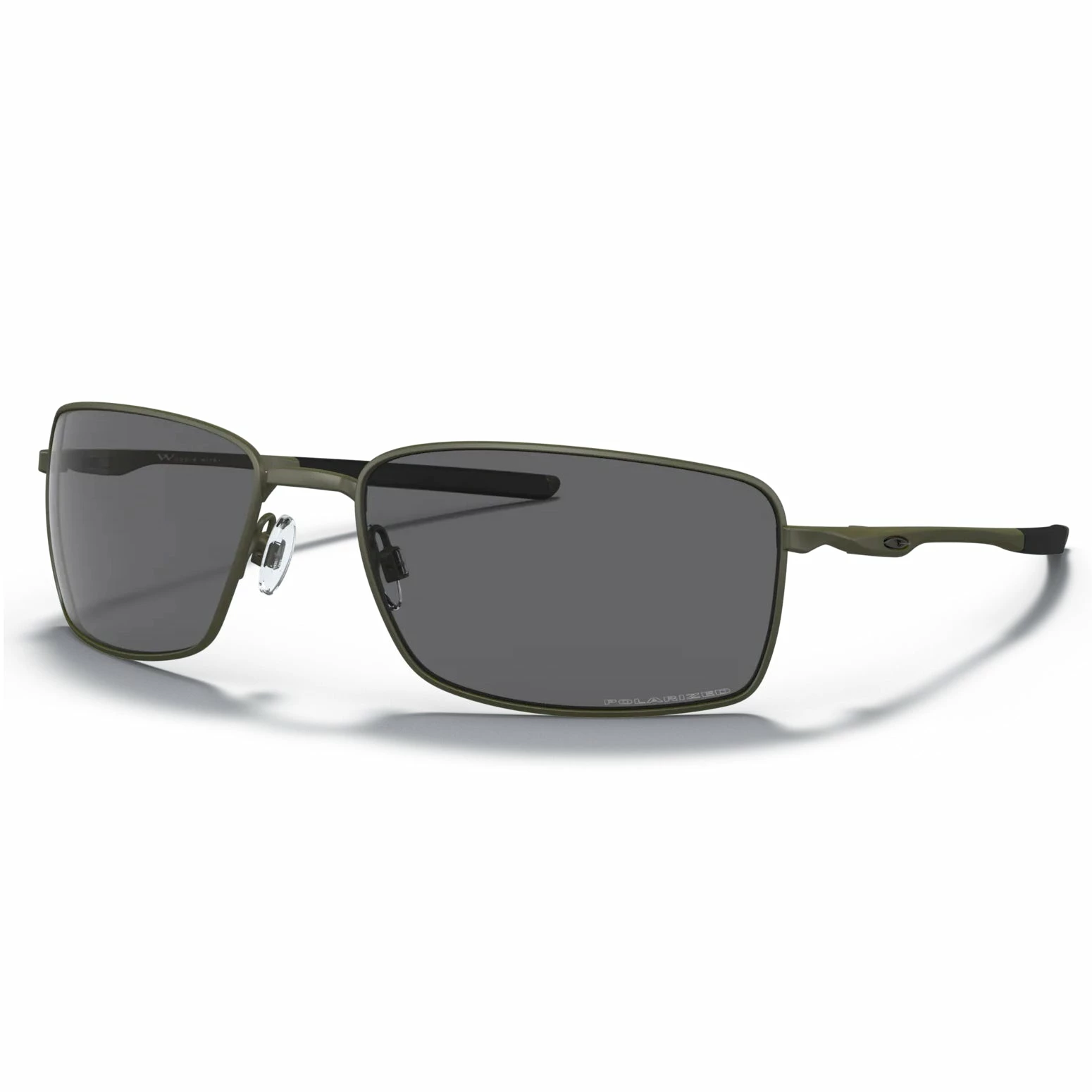 Oakley Square Wire Sunglasses Carbon Frame Grey Polarized Lens - OO4075-0460 3 Oakley Square Wire Sunglasses Carbon Frame Grey Polarized Lens - OO4075-0460