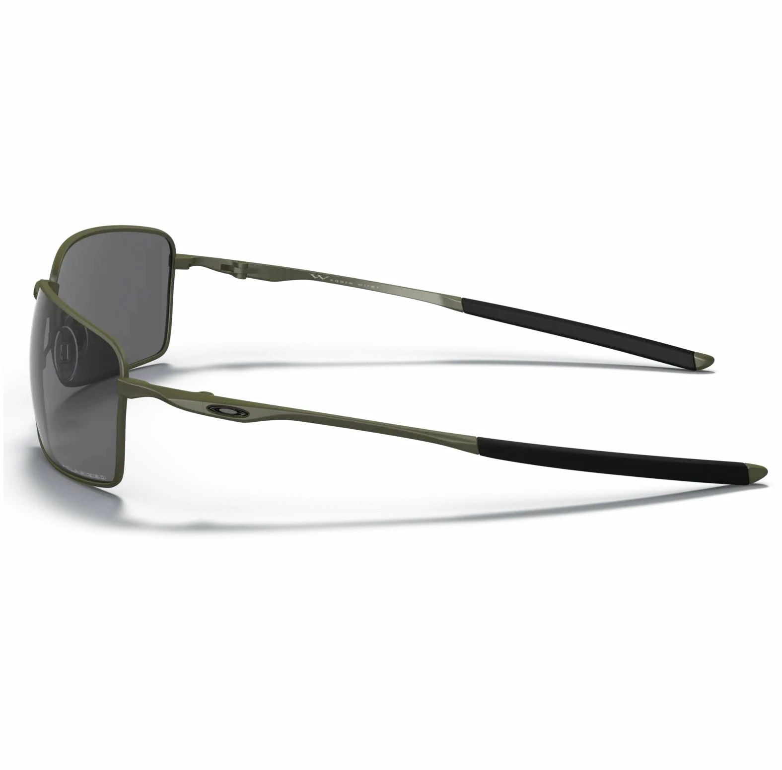 Oakley Square Wire Sunglasses Carbon Frame Grey Polarized Lens - OO4075-0460 4 Oakley Square Wire Sunglasses Carbon Frame Grey Polarized Lens - OO4075-0460 - Image 2