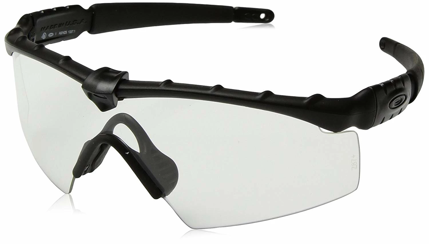 Oakley Sunglasses Ballistic M Frame 2.0 Matte Black W/ Clear Lens OO9213-04 3 Oakley Sunglasses Ballistic M Frame 2.0 Matte Black W/ Clear Lens OO9213-04