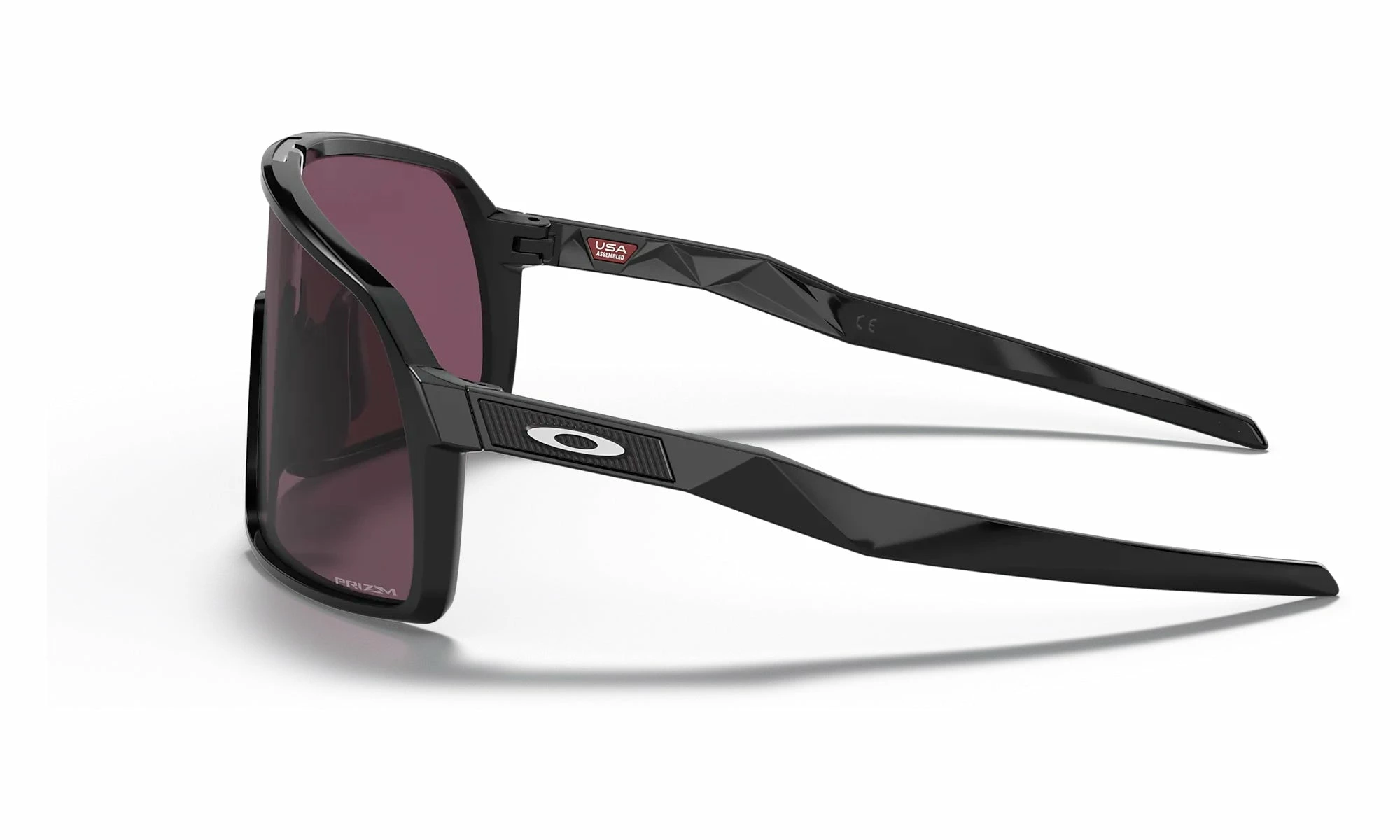 Oakley Sutro S Sunglasses Polished Black Frame W/ PRIZM Road Black Lens 4 Oakley Sutro S Sunglasses Polished Black Frame W/ PRIZM Road Black Lens - Image 2