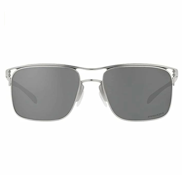 Oakley Holbrook Ti Sunglasses Satin Chrome Frame Prizm Black Lens 4 Oakley Holbrook Ti Sunglasses Satin Chrome Frame Prizm Black Lens - Image 2
