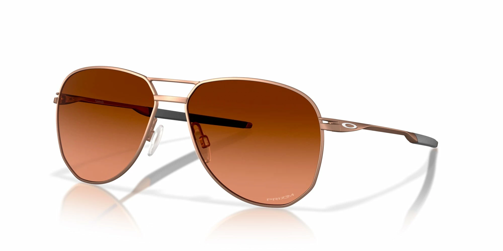 Oakley Contrail Sunglasses Satin Rose Gold Frame Prizm Brown Gradient Lens 3 Oakley Contrail Sunglasses Satin Rose Gold Frame Prizm Brown Gradient Lens