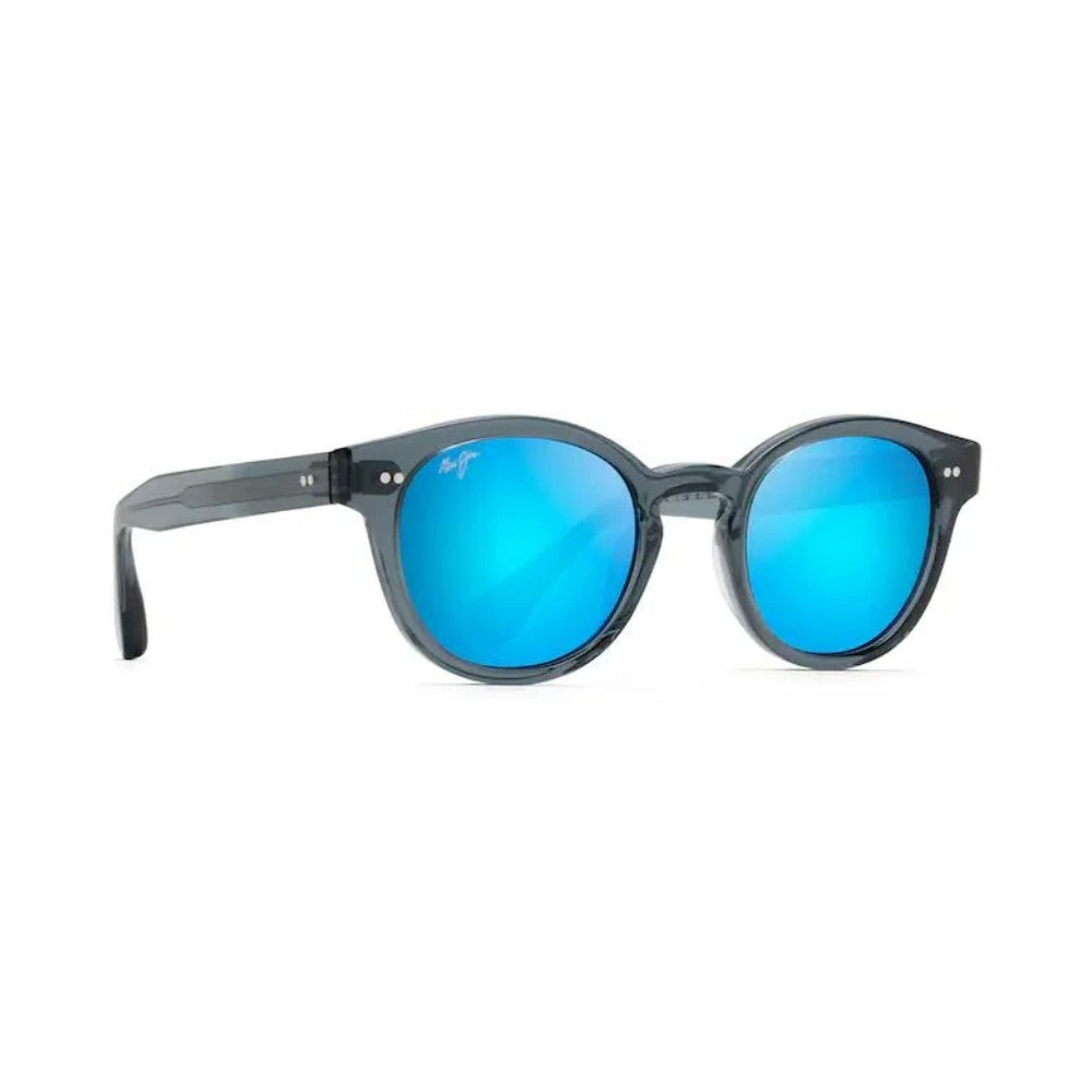 Maui Jim Joy Ride Polarized Sunglasses Transparent Dove Grey Frame Blue Hawaii Lens 3 Maui Jim Joy Ride Polarized Sunglasses Transparent Dove Grey Frame Blue Hawaii Lens