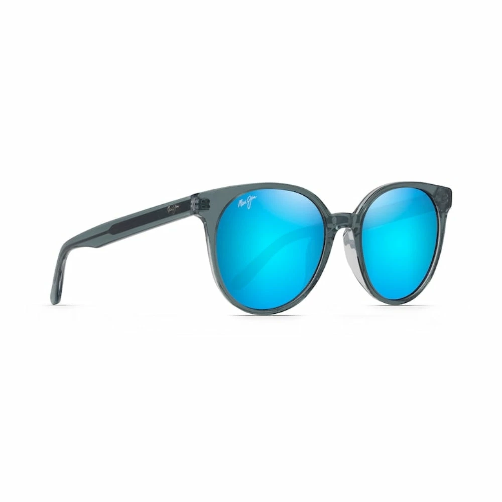 Maui Jim Mehana Polarized Sunglasses Steel Blue With Crystal Frame Blue Hawaii Lens 3 Maui Jim Mehana Polarized Sunglasses Steel Blue With Crystal Frame Blue Hawaii Lens