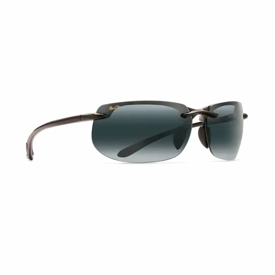 Maui Jim Banyans Polarized Sunglasses Gloss Black Frame Neutral Grey Lens 3 Maui Jim Banyans Polarized Sunglasses Gloss Black Frame Neutral Grey Lens