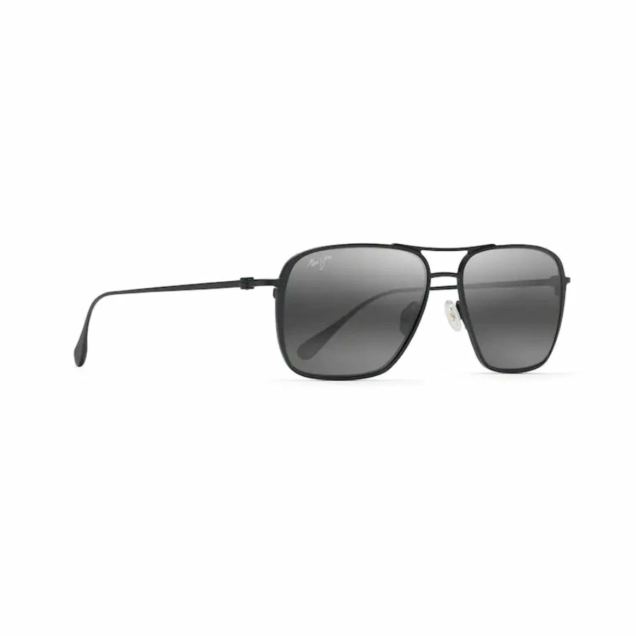 Maui Jim Beaches Polarized Sunglasses Black Matte Frame Neutral Grey Lens 3 Maui Jim Beaches Polarized Sunglasses Black Matte Frame Neutral Grey Lens