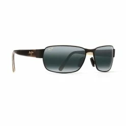 Maui Jim Black Coral Polarized Sunglasses Matte Black Frame Neutral Grey Lens