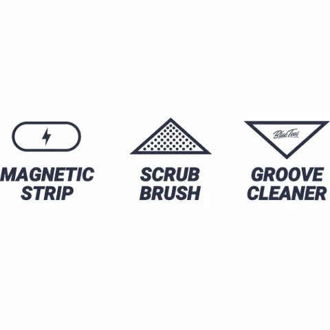 Blue Tees 4-in-1 Microfiber Magnetic Caddie Golf Towel 18" X 39" 4 Blue Tees 4-in-1 Microfiber Magnetic Caddie Golf Towel 18" X 39" - Image 2