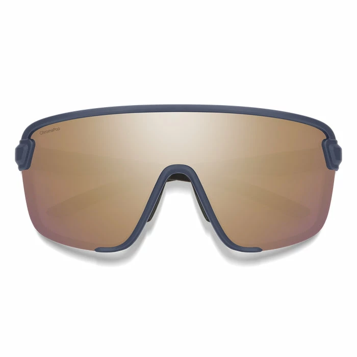 Smith Bobcat Sunglasses Matte French Navy Frame W/ ChromaPop Rose Gold Mirror Lens 4 Smith Bobcat Sunglasses Matte French Navy Frame W/ ChromaPop Rose Gold Mirror Lens - Image 2