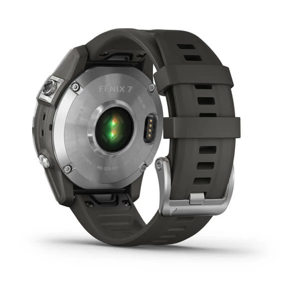 Garmin Fenix 7 GPS Watch Silver W/ Graphite Band 6 Garmin Fenix 7 GPS Watch Silver W/ Graphite Band - Image 4