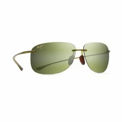 Maui Jim Hikina Polarized Sunglasses Olive Matte Frame Maui HT Lens