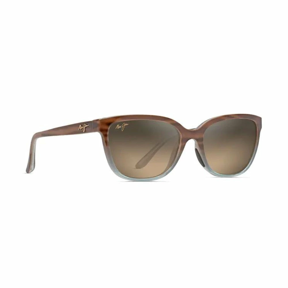 Maui Jim Honi Polarized Sunglasses Sandstone With Blue Frame HCL Bronze Lens 3 Maui Jim Honi Polarized Sunglasses Sandstone With Blue Frame HCL Bronze Lens