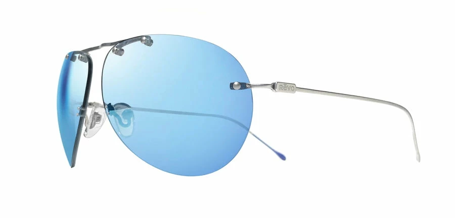 Revo Air 2 Sunglasses Satin Chrome Frame Blue Water Photo Lens 4 Revo Air 2 Sunglasses Satin Chrome Frame Blue Water Photo Lens - Image 2