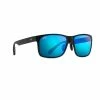 Maui Jim Red Sands Polarized Sunglasses Matte Black Frame Blue Hawaii Lens 1 Maui Jim Red Sands Polarized Sunglasses Matte Black Frame Blue Hawaii Lens -Golf Accessories Sales Store red 20sands 20blue