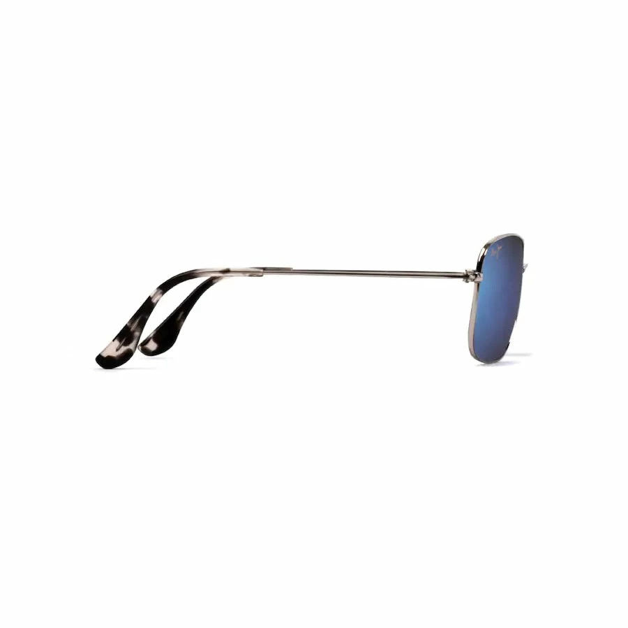 Maui Jim Wiki Wiki Polarized Aviator Sunglasses Silver Frame Blue Hawaii Lens 4 Maui Jim Wiki Wiki Polarized Aviator Sunglasses Silver Frame Blue Hawaii Lens - Image 2