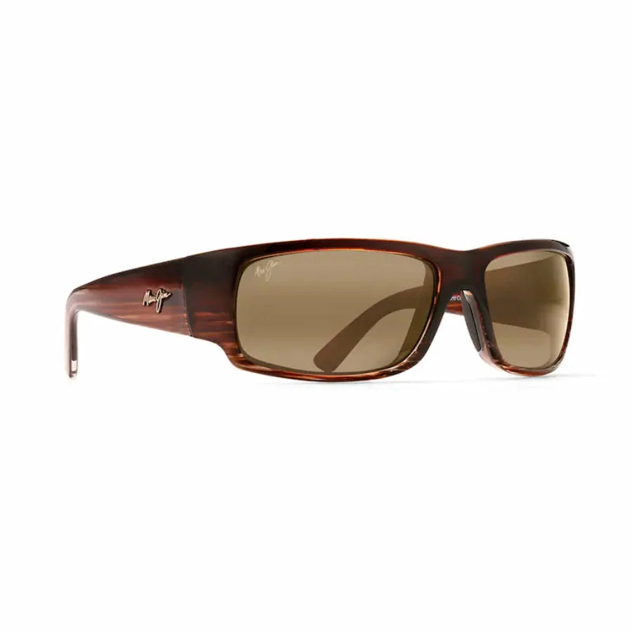 Maui Jim World Cup Sunglasses Polarized Chocolate Stripe Frame HCL Bronze Lens 3 Maui Jim World Cup Sunglasses Polarized Chocolate Stripe Frame HCL Bronze Lens